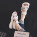 White Outdoor Flat Sandals Female Summer Platform Sports Sandals - Dazpy