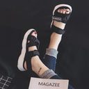 White Outdoor Flat Sandals Female Summer Platform Sports Sandals