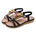 Retro Beaded Holiday Beach Flats - Dazpy