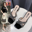 Summer Fashion Low-Heeled Simple Thick-Heeled Women'S Shoes - Dazpy