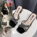 Summer Fashion Low-Heeled Simple Thick-Heeled Women'S Shoes - Dazpy