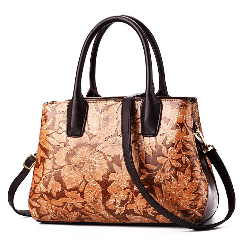 Fashion Embossed Ladies Handbag - Dazpy