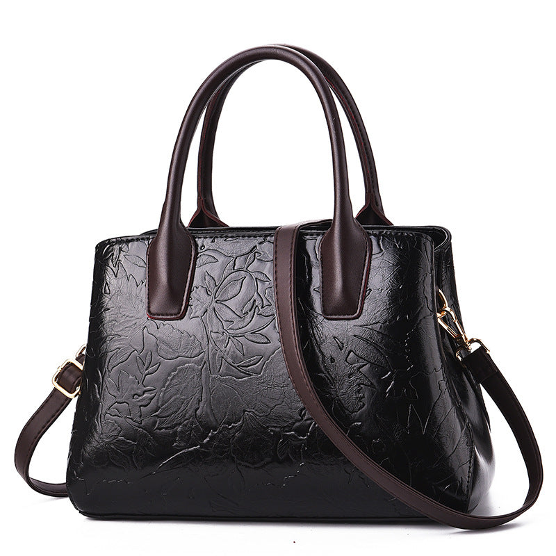 Fashion Embossed Ladies Handbag - Dazpy