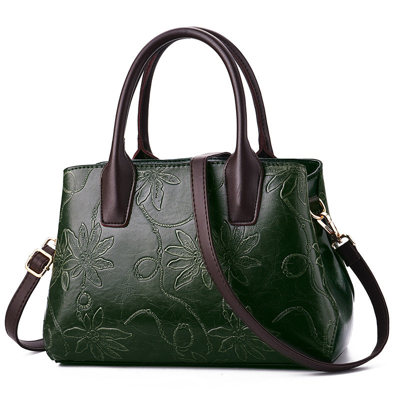 Fashion Embossed Ladies Handbag - Dazpy