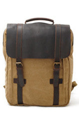 Waxed Canvas Backpack Urbs - Dazpy