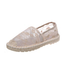 Fashion Simple Hollow Straw Fisherman Shoes