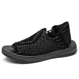 Men's Casual Set Foot Woven Sandals - Dazpy