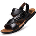 Outer Wear First Layer Leather Sandals And Slippers - Dazpy