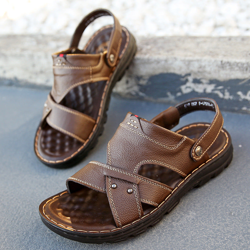 Men's Breathable Retro Beach Sandals - Dazpy