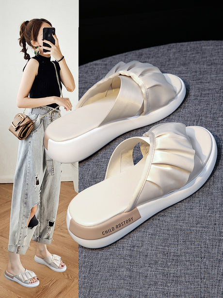 Half-slippers Women's Shoes, Summer Lazy Fashion Shoes - Dazpy