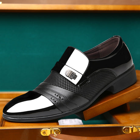 Business Formal Youth British Leather Shoes - Dazpy