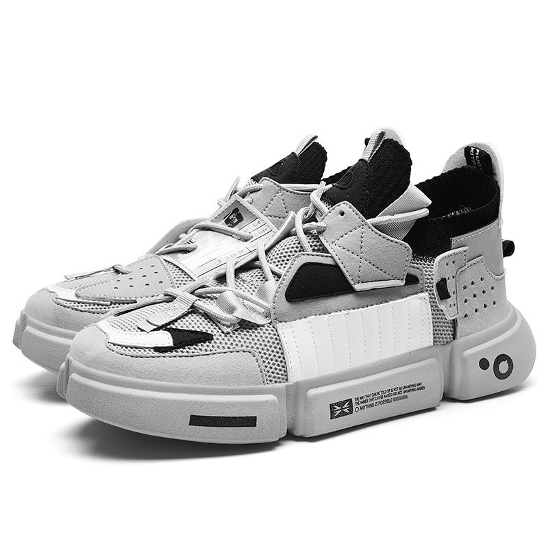 High-top Fashion Breathable Men's Platform Sneakers - Dazpy