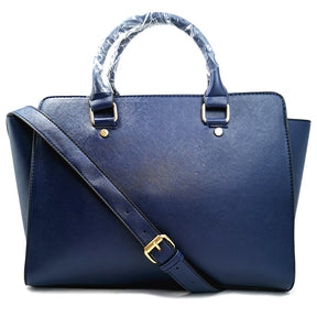 Smiley cross pattern shoulder bag