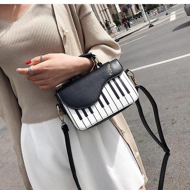 Music Lovers - Piano Shaped Bag - Dazpy