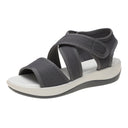 Fish Mouth Fly Woven Breathable Leisure Sports Wind Wedge Sandals