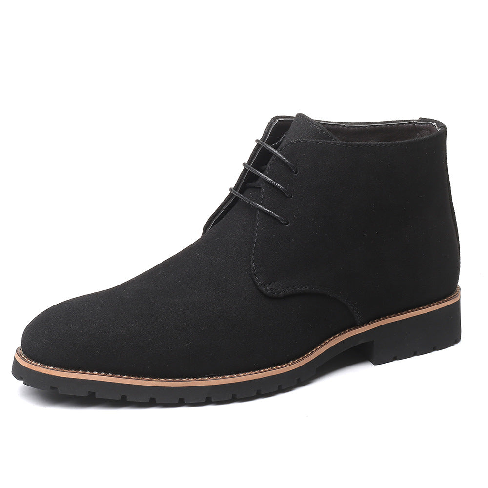 Pointed casual leather boots - Dazpy