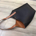 Bucket bag all-match soft leather female bag