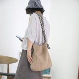 Fashion Niche One-shoulder Canvas Bag New Lazy Style - Dazpy