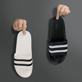 Striped Bath Plastic Stall Household Shoes Men's Bathroom Sandals And Slippers - Dazpy