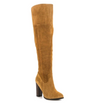 Sheepskin over the knee boots 33-43 professional custom tube round with high heels - Dazpy