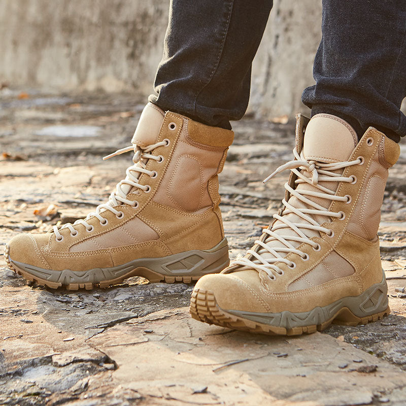 Breathable military boots men - Dazpy