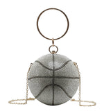 Football shape all-match chain slung personality female bag - Dazpy