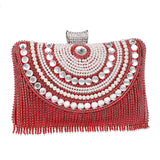 Ladies Banquet Bag Tassel Evening Bag - Dazpy