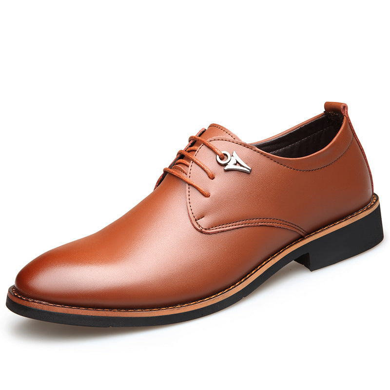 Leather breathable low top shoes - Dazpy