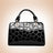 Fashion embossed mobile handbag