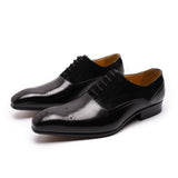 Men's Carved English Brogue  Business Casual   Formal Wedding Shoes - Dazpy