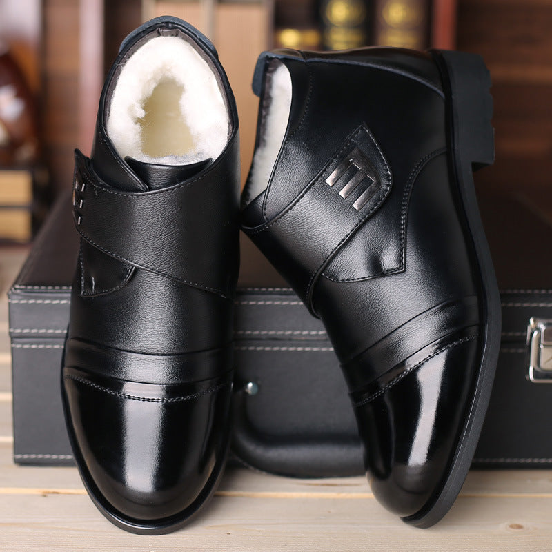 Leather business casual shoes - Dazpy