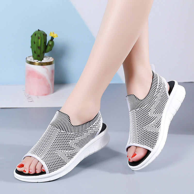 Sports Sandals Casual Fashion Ladies Platform Large Size Fairy Style Shoes - Dazpy