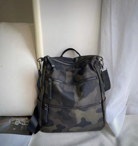 Camouflage Fashion All-match Waterproof Nylon Cloth Large Capacity Single Shoulder - Dazpy