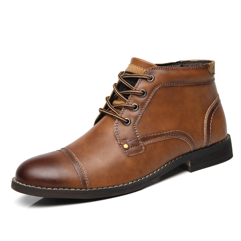 Men's casual comfortable Martin boots men's shoes - Dazpy