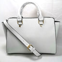 Smiley cross pattern shoulder bag