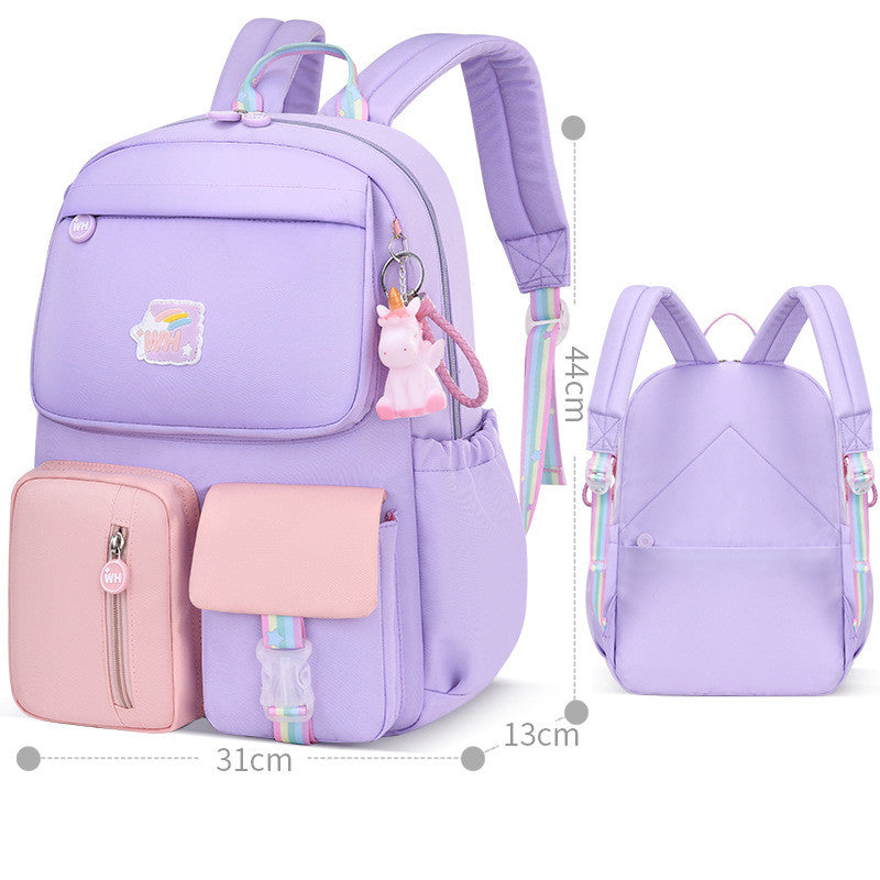 Girls Lightweight Children Spine Protection Shoulder Bag - Dazpy