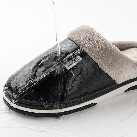 PU waterproof cotton slippers - Dazpy