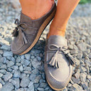 Fringed thick bottom flat bottom half drag
