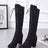 Thick with boots women's tube spring and autumn brown new bandage high-heeled boots in the long section high boots boots boots