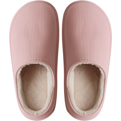 Women's platform outdoor cotton slippers - Dazpy