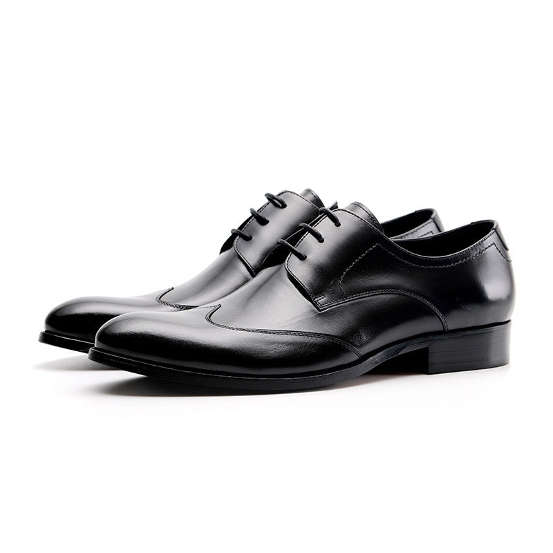 Men's Formal Business English Pointed Toe Shoes - Dazpy