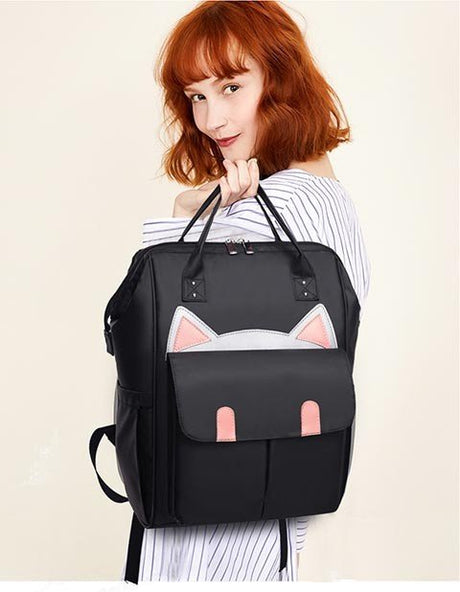 Cartoon Cat Personality Fashion Backpack - Dazpy