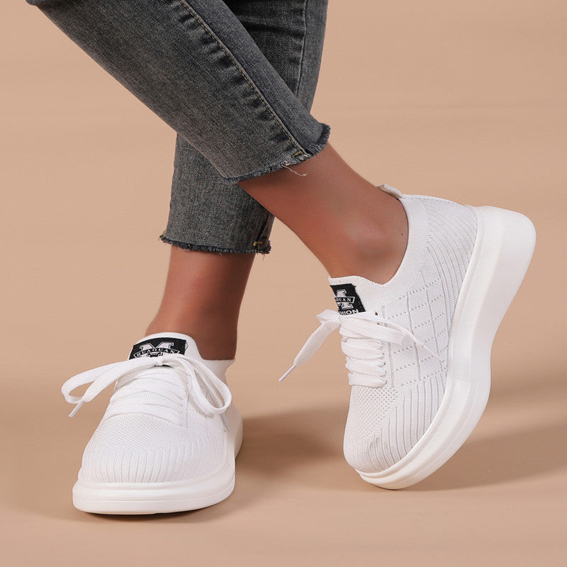 European And American Large Size Women's Flat Light Running Casual Shoes Women's Shoes - Dazpy