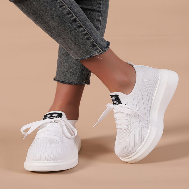 European And American Large Size Women's Flat Light Running Casual Shoes Women's Shoes - Dazpy