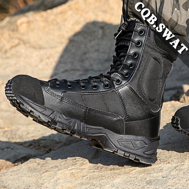 Breathable military boots men - Dazpy