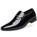 Formal bright leather invisible increase men's shoes - Dazpy