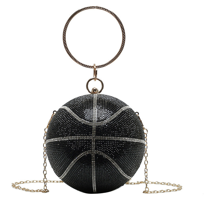 Football shape all-match chain slung personality female bag - Dazpy