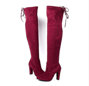 High Shoes Winter Boots Long Over-The-Knee Sexy lady