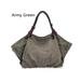 Fashion Cloth One Shoulder Lady Cross Strap Dumpling Canvas Bag Large Capacity Canvas Bag - Dazpy