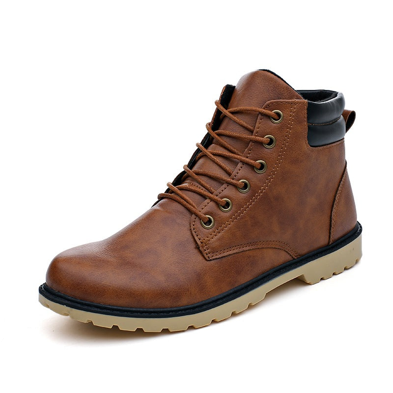 High top and pile warm cotton boots - Dazpy